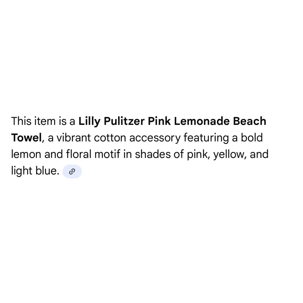 Lilly Pulitzer Pottery Barn Kids‎ Pink Lemonade Beach Towel Cotton Floral GW1